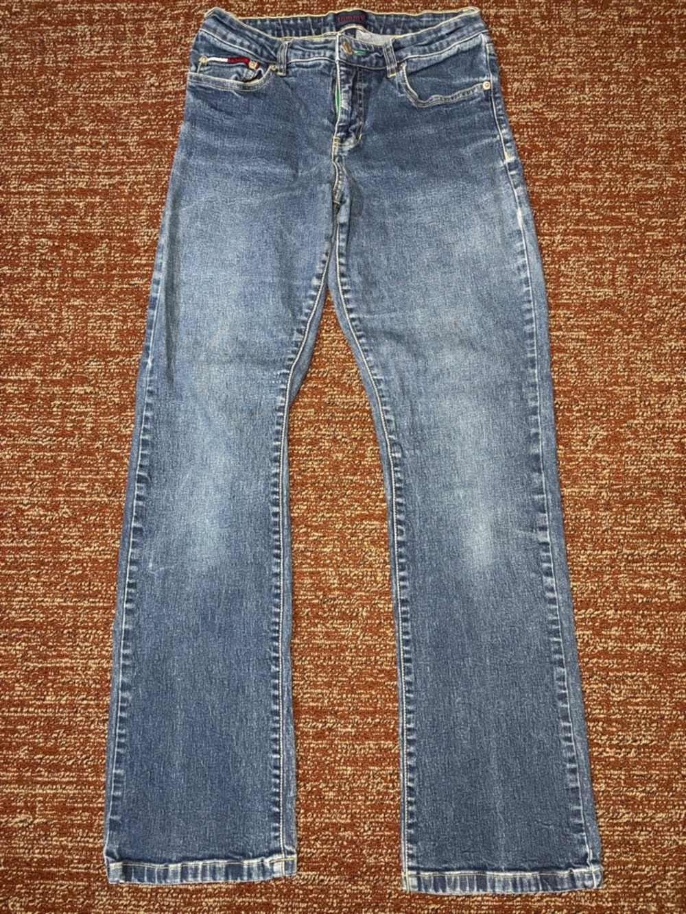 Vintage Y2K Tommy Hilfiger medium wash stretch bootcut jeans Womens 7/32